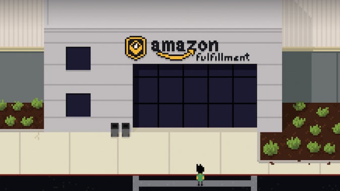 Newsgame zeigt den Arbeitsalltag der Amazon-Lagerarbeiter Newsgame zeigt den Arbeitsalltag der Amazon-Lagerarbeiter