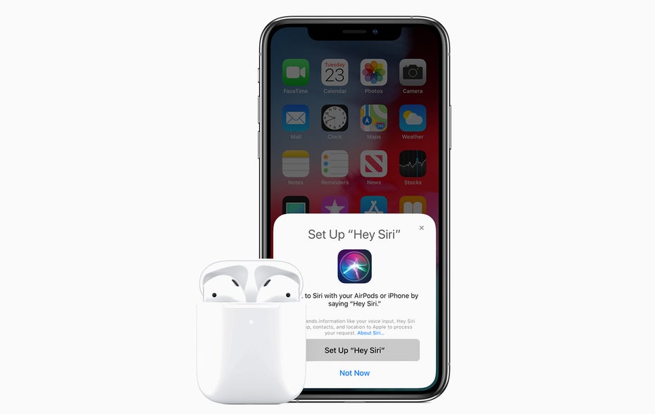 Die Airpods der zweiten Generation. (Foto: Apple)