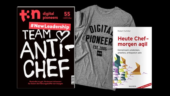 Dein t3n Abo inklusive Hanser-Fachbuch „Heute Chef – morgen agil“