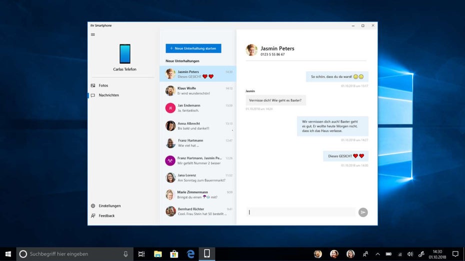 Ihr-Smartphone-App unter Windows 10