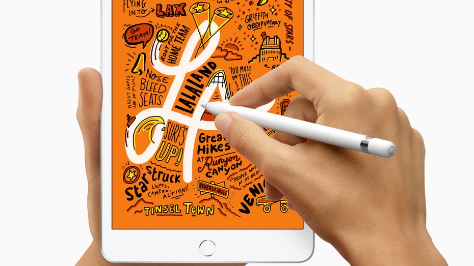Auf dem neuen iPad Mini könnt ihr mit dem Apple Pencil arbeiten. (Bild: Apple)