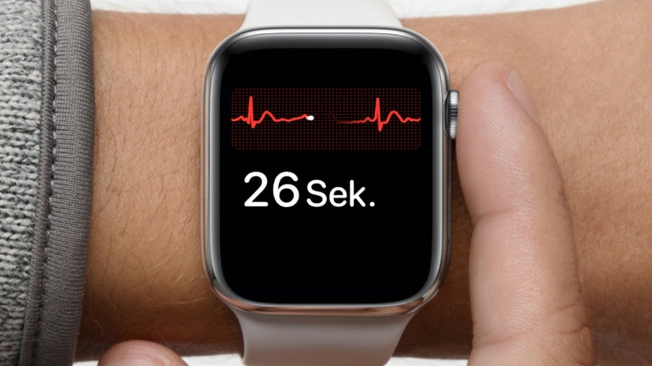 Die EKG-App der Apple Watch Series 4. (Screenshot: Apple)