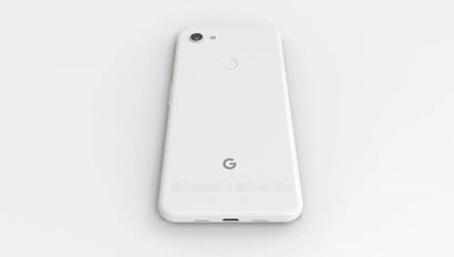 So soll das Google Pixel 3a XL aussehen. (Renderbild: 91 Mobiles)