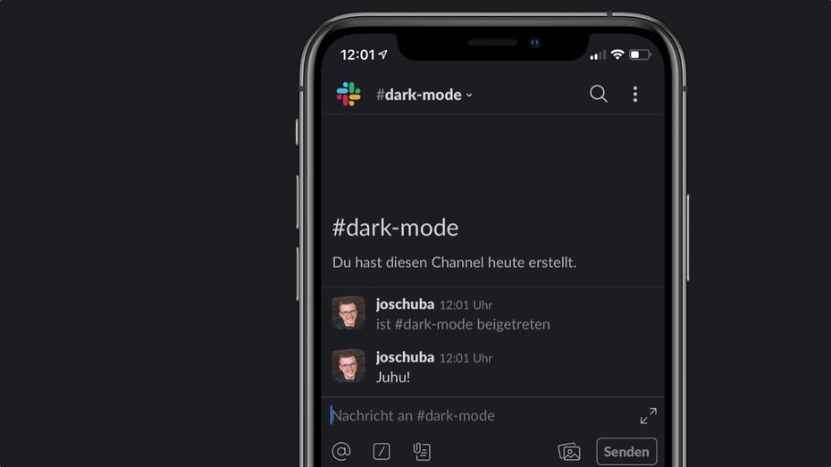 Slack bringt Dark Mode für seine Smartphone-Apps