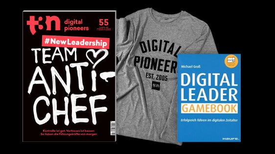 Dein t3n Abo inklusive dem Haufe-Fachbuch „Digital Leader Gamebook“