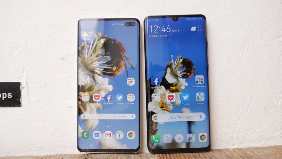 Huawei P30 Pro vs Samsung Galaxy S10 Plus. (Foto: t3n)