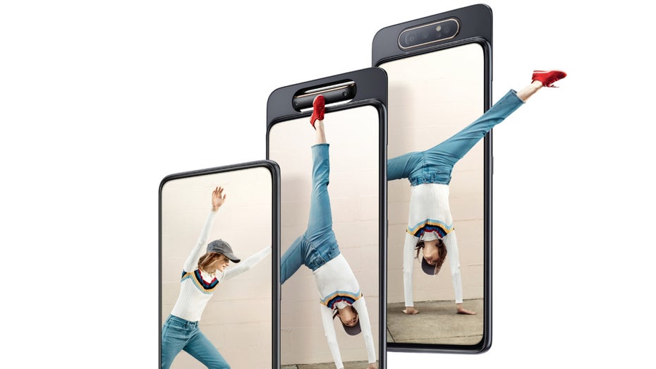 Mit rotierender Triple-Cam und ohne Loch im Display: Samsung Galaxy A80 kann ab sofort bestellt werden