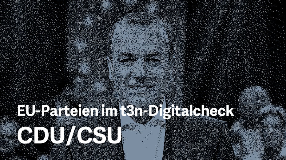 Europawahlprogramm im Digitalcheck: Das will die CDU/CSU