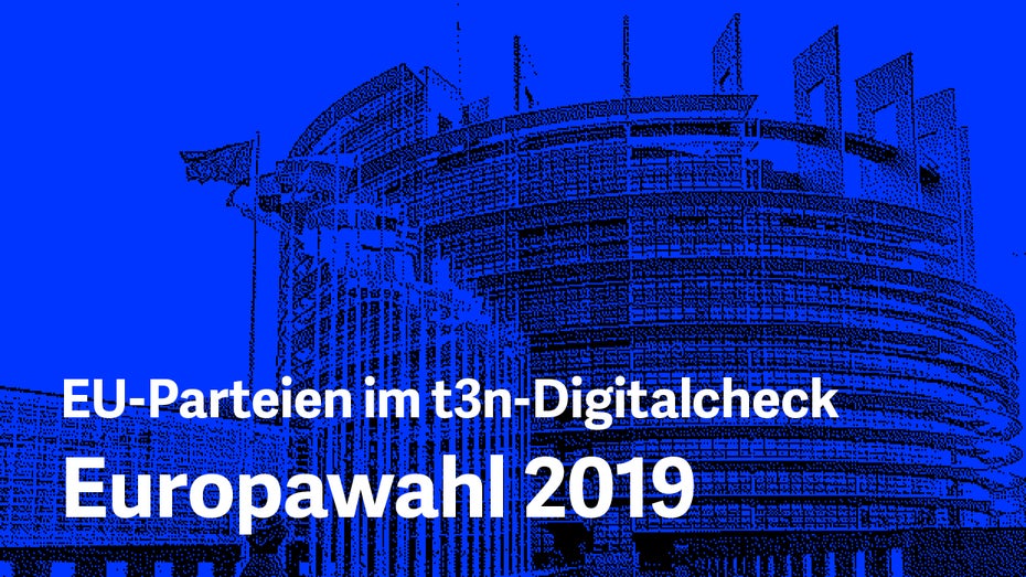 Wir haben die digitalen Themen der Parteien unter die Lupe genommen. (Grafik: Shutterstock/t3n) Europawahl 2019: Alle Programme der großen Parteien im t3n-Digitalcheck
