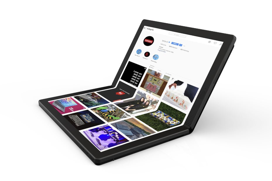 Lenovo Thinkpad X1 Foldable. (Bild: Lenovo) 