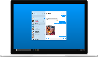 Per Desktop-App des Facebook-Messengers soll es künftig auch möglich sein Whatsapp-Nachrichten zu versenden. (Bild: Facebook)