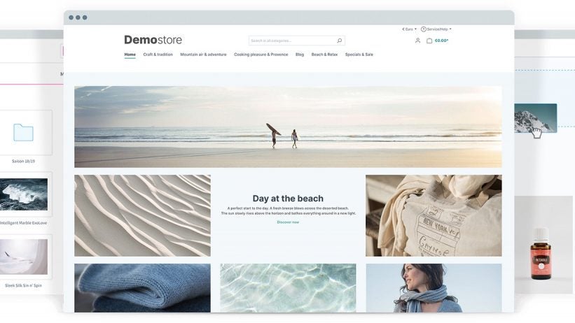 Shopware 6, die neue Version des Open-Source-Systems verspricht großen Wandel. (Screenshot: Shopware) Shopware 6: Vom klassischen Shopsystem zur E-Commerce-Plattform