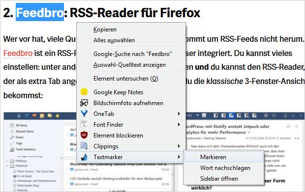 Firefox-Textmarker