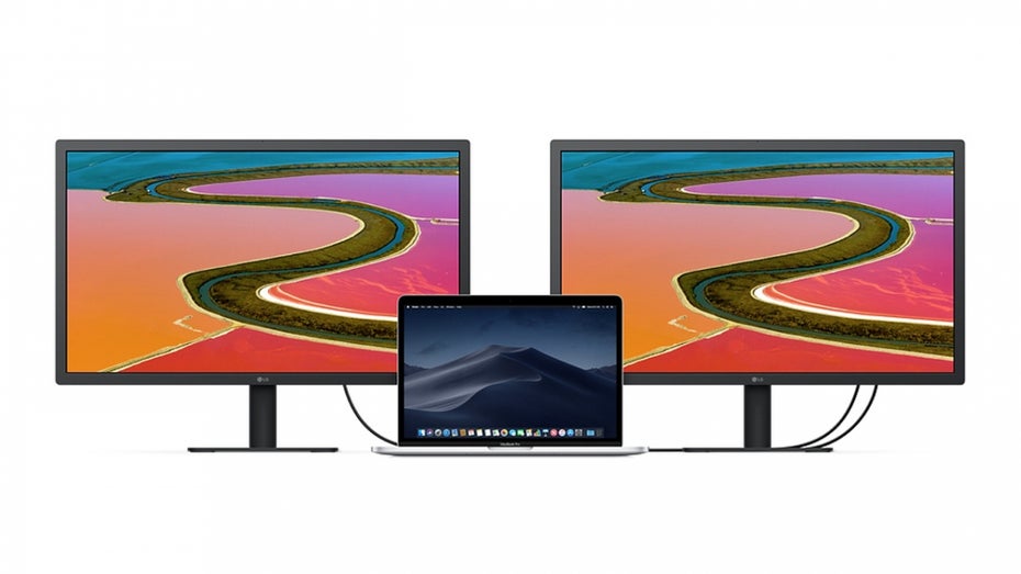 23,7-Zoll LG UltraFine 4K Display. (Bild: Apple; LG)