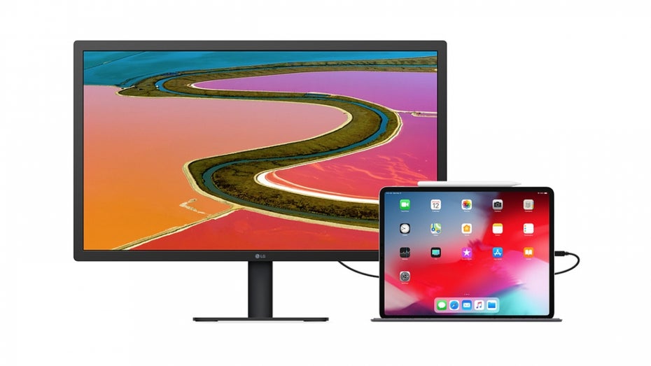 23,7-Zoll LG UltraFine 4K Display. (Bild: Apple; LG)