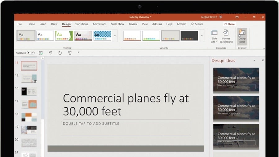 Designer: Microsoft verpasst Powerpoint ein paar neue KI-Funktionen Designer: Microsoft verpasst Powerpoint ein paar neue KI-Funktionen