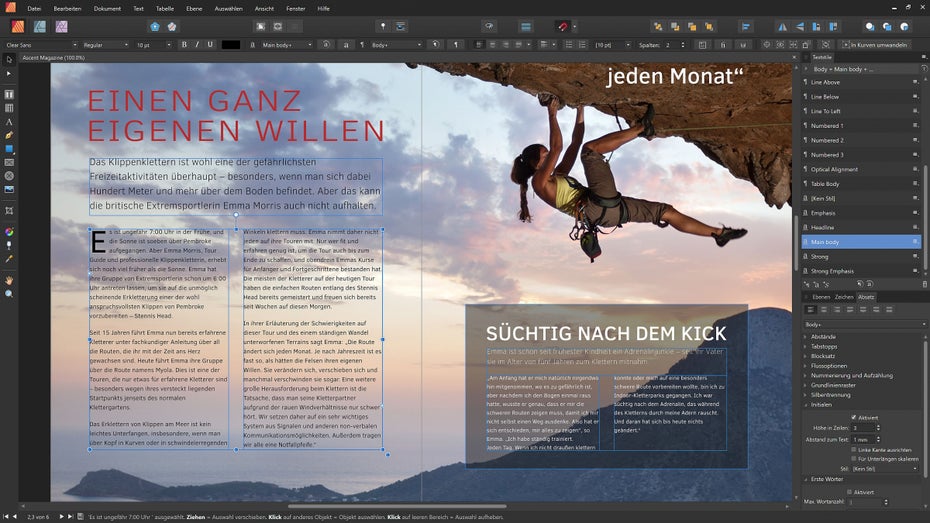 Affinity Publisher: Der Indesign-Herausforderer von Serif ist fertig Affinity Publisher: Der Indesign-Herausforderer von Serif ist fertig