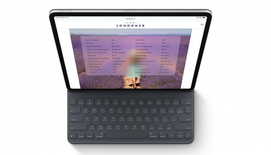 iPadOS unterstützt Keyboard-Shortcuts. (Bild: Apple)