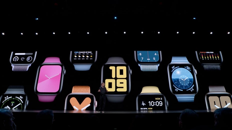 Apple zeigt watchOS 6 für die Apple Watch. (Screenshot: Apple/t3n)