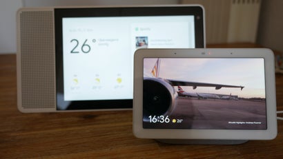 Kleines und großes Smart-Display: Google Nest Hub und Lenovo Smart Display 10. (Foto: t3n)