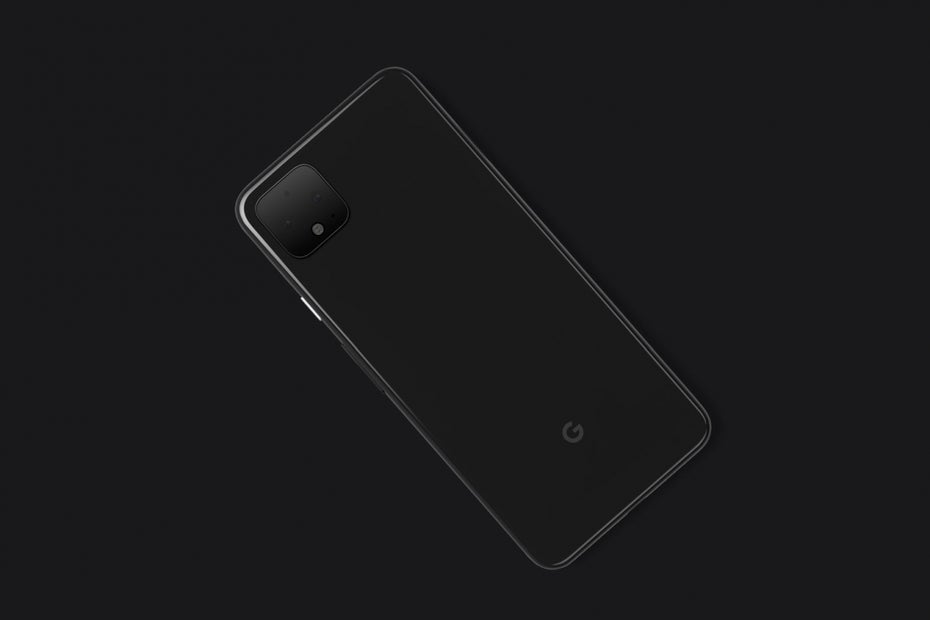 Googles Pixel-4-Teaser zu einem Gerät zusammengesetzt. (Bild: The Verge)