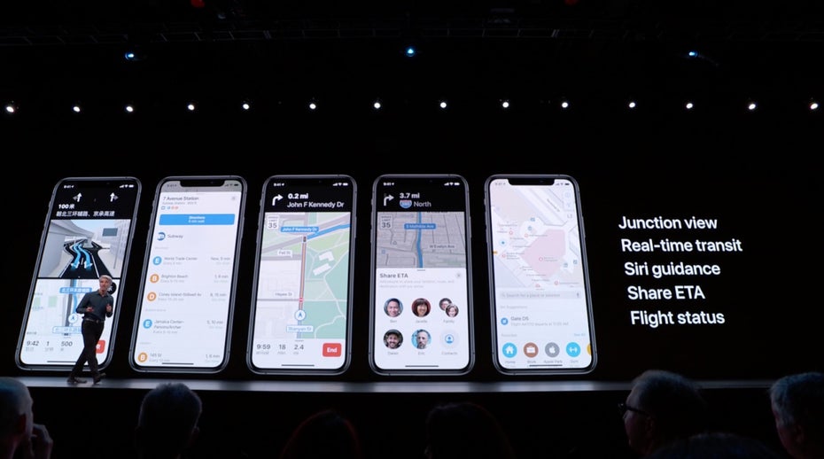 iOS 13 kommt mit neuem Apple Maps. (Screenshot: t3n; Apple)