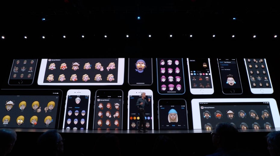 iOS 13 Memoji. (Screenshot: t3n; Apple)