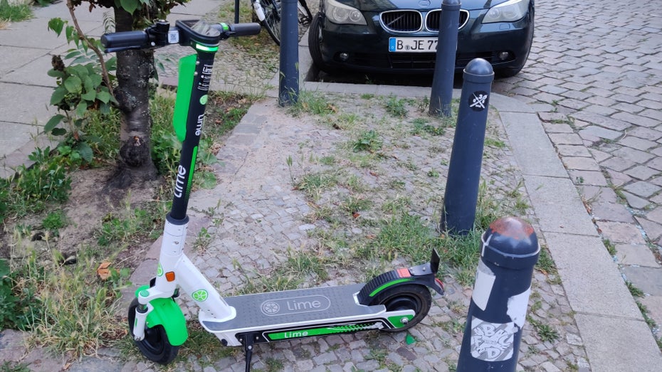 Lime E-Scooter. (Foto: t3n.de)