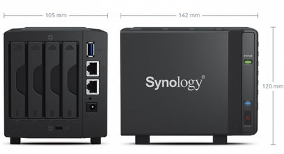 Synology DiskstatSynology Diskstation DS419slim. (Bild: Synology)ion DS419slim. (Bild Synology)