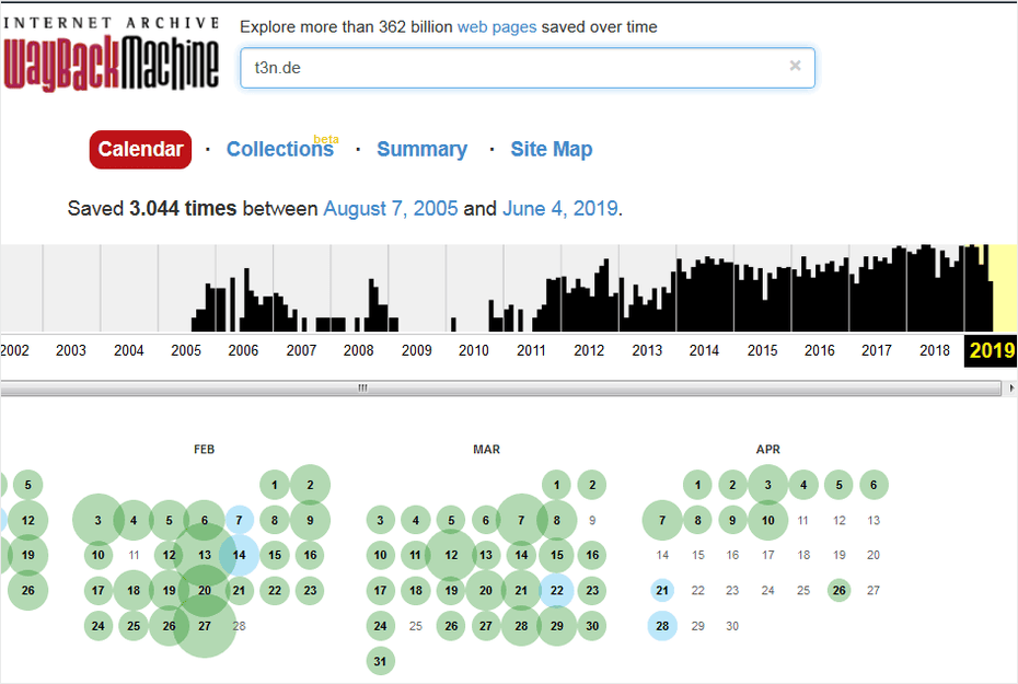 t3n in Wayback Machine