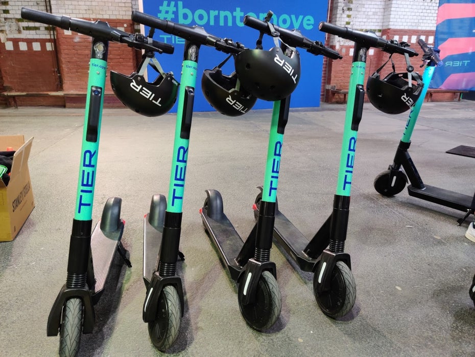 E-Scooter von Tier Mobility – hierbei handelt es ich noch nicht um das Modell für den deutschen Markt. (Foto: t3n)