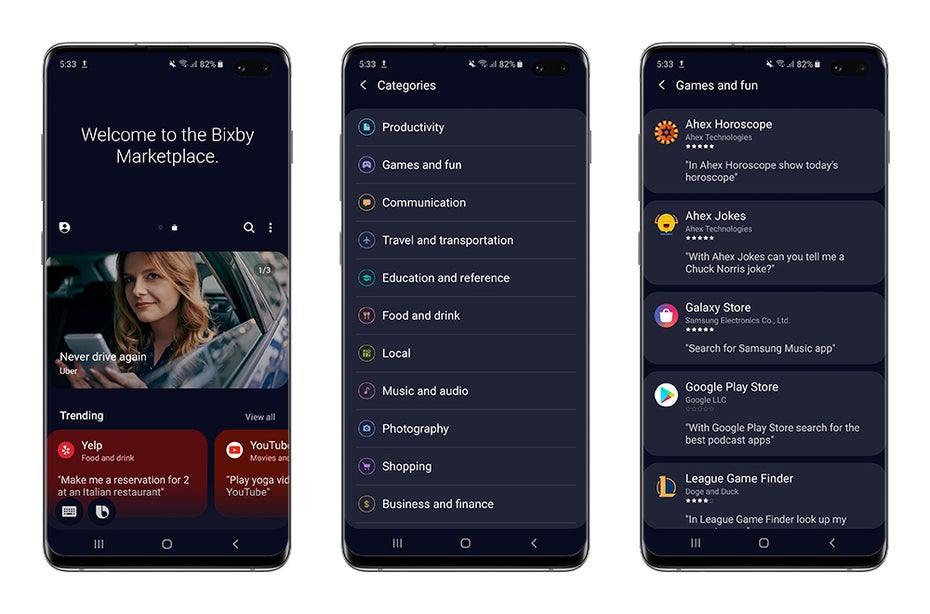 Samsung öffnet Bixby-Marktplatz