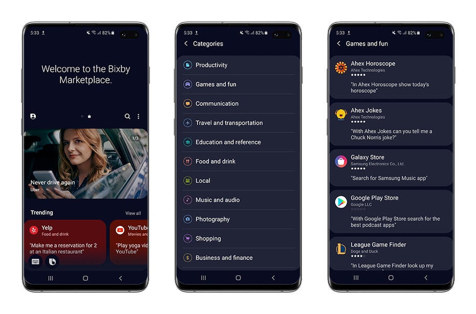 Samsung öffnet Bixby-Marktplatz