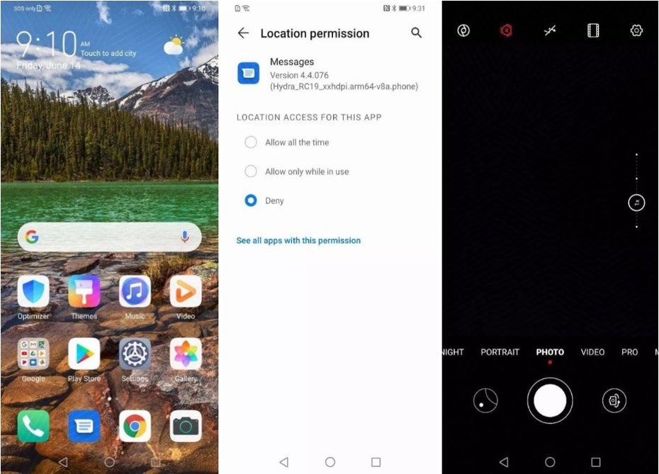 Schon im Juli ist eine Vorabversion von EMUI 10 geleakt worden. (Screenshots: XDA Developers)