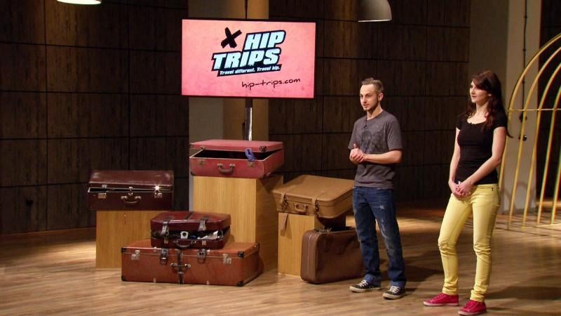 Die Hiptrips-Gründer stellen ihr Portal für Erlebnisreisen vor. (Foto: TVNOW / Bernd-Michael Maurer) 