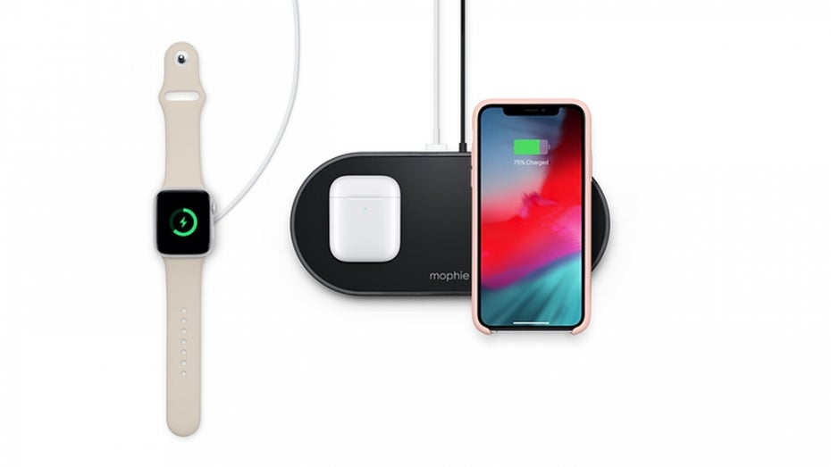 Mophie Dual Wireless Ladestation. (Bild: Mophie)