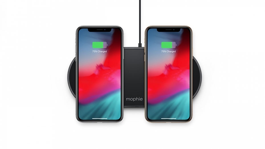 Mophie Dual Wireless Ladestation. (Bild: Mophie)