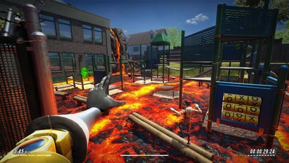 Screenshot von „Hot Lava“ auf Apple Arcade.