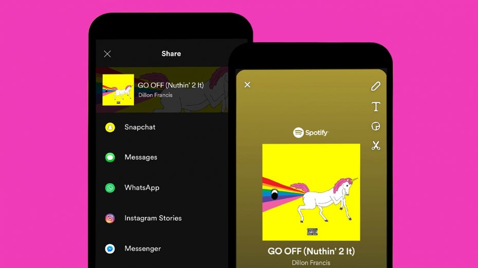 Songs per Snap teilen: Spotify kündigt Verknüpfung mit Snapchat an