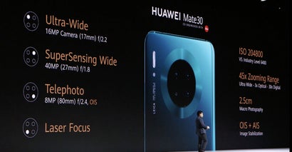 Huawei Mate 30 Kamera. (Screenshot: t3n)