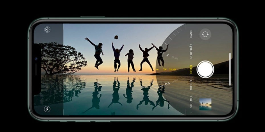iPhone 11 Pro und Max mit neuer Kamera-App. (Screenshot: t3n)