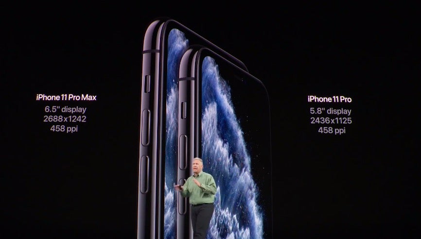 iPhone 11 Pro mit knackigen Displays. (Screenshot: t3n)