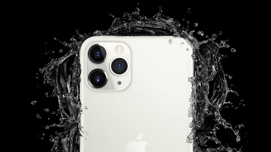 Das iPhone 11 Pro (Max) ist nach IP68 wasser und staubgeschützt. (Bild:Apple)