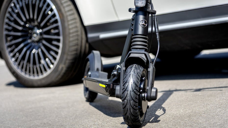 Der Mercedes-Benz E-Scooter. (Foto: Mercedes-Benz) Deutsche Autohersteller springen auf den E-Scooter-Trend