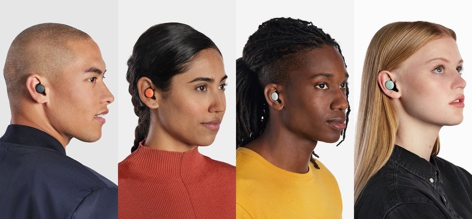 Die Google Pixel Buds True-Wireless-Stöpsel kommen in mehreren Farben. (Bild: Google)