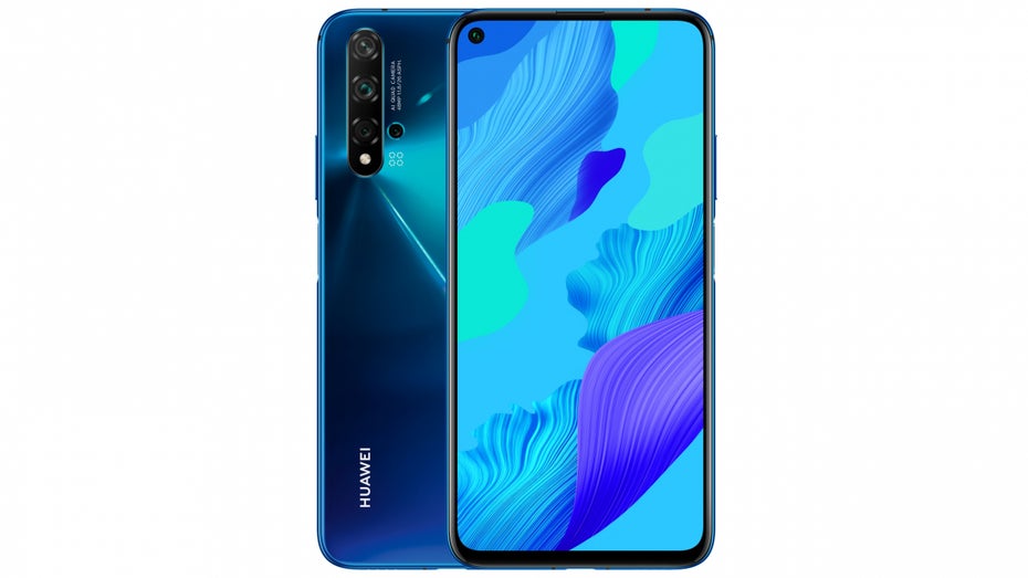 Huawei Nova 5T in Crush Blue. (Bild: Huawei)