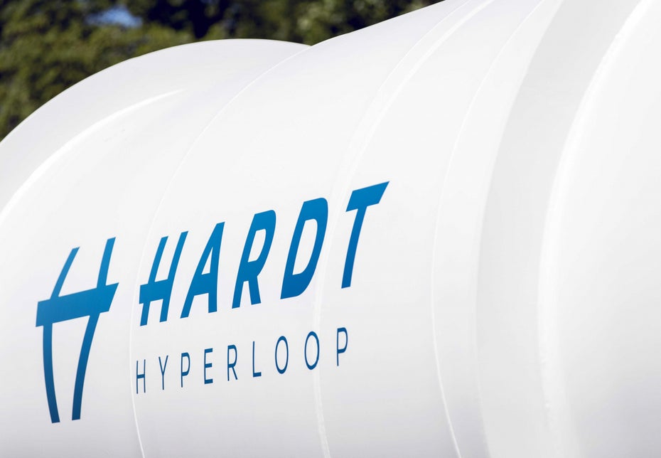 Die Hyperloop-Kapseln der niederländischen Firma Hardt sollen mal mit 1.000 Stundenkilometern durch Röhren sausen. (Foto: dpa)
