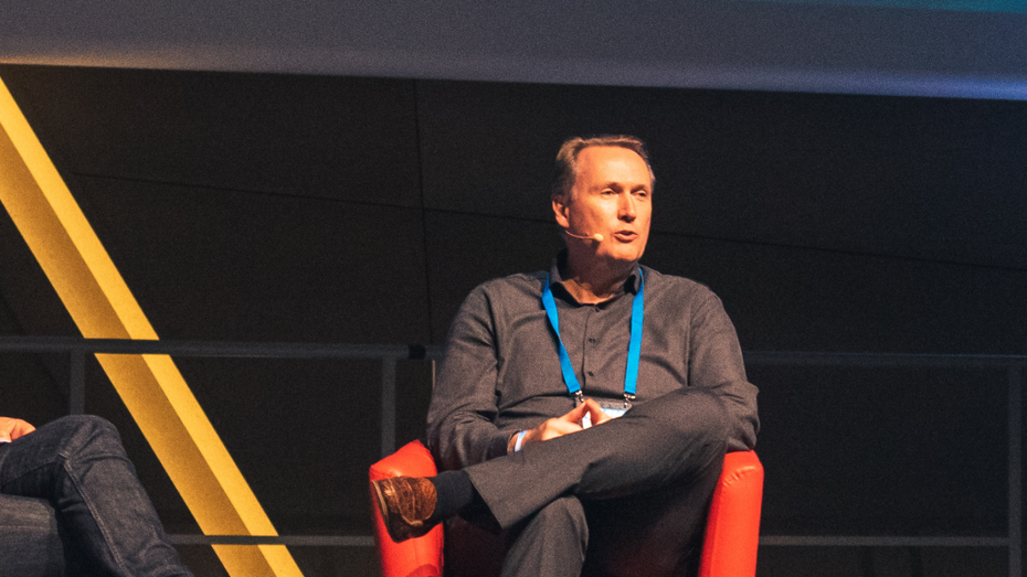Marco Börries auf der Konferenz OMK in Lüneburg. (Foto: web-netz) Enfore-Gründer Marco Börries: „Wir haben Apple-Margen”
