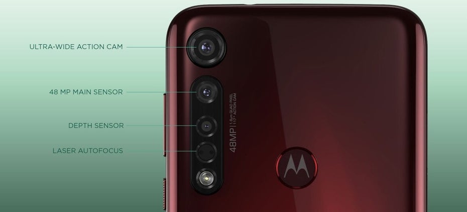 Motorolas Moto G8 Plus kommt mit 48 MP-Kamera. (Bild: Motorola)