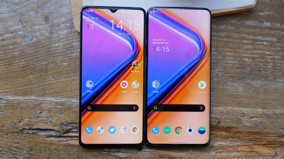 Oneplus 7T Pro vs Oneplus 7T. (Foto: t3n)